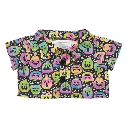 Neon Pumpkin Halloween Shirt - Build-A-Bear Workshop Australia
