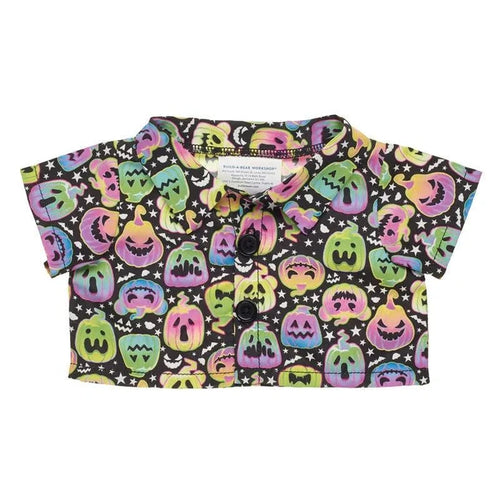 Neon Pumpkin Halloween Shirt - Build-A-Bear Workshop Australia