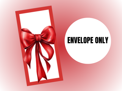 New Year Red Bow | Cash Envelopes