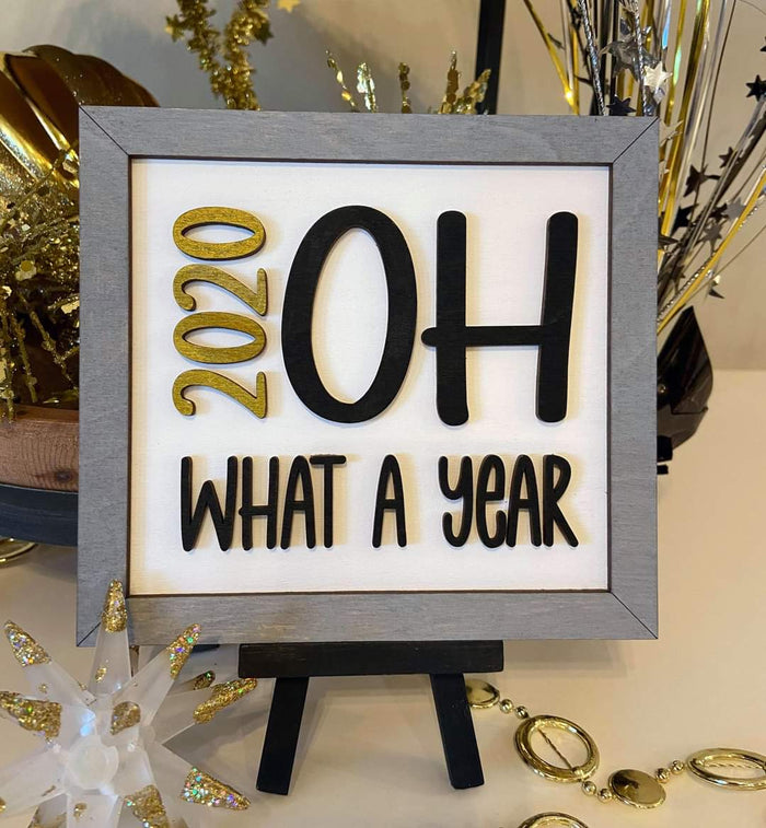 New Years Tiered Tray Set