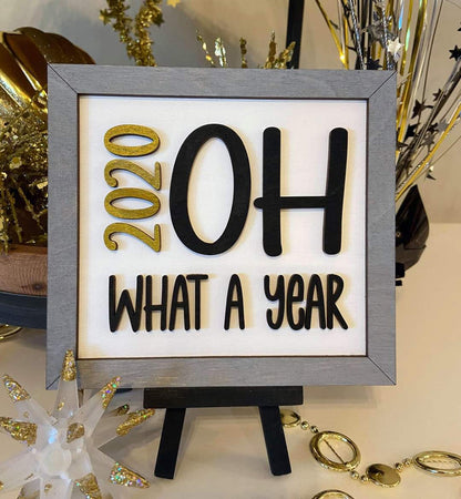 New Years Tiered Tray Set
