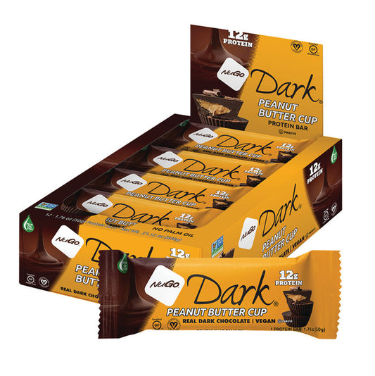Nugo Peanut Butter Cup Protein Bar Dark Chocolate 1.76oz - 12ct