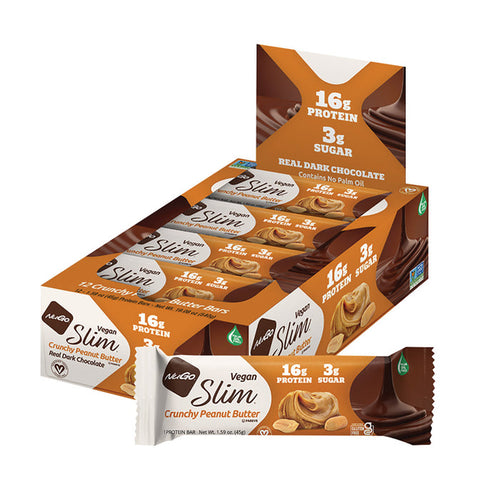 NuGo Slim Crunchy Peanut Butter Protein Bar - 96 Count 1.59 OZ