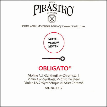 Pirastro Obligato Chrome Violin A String