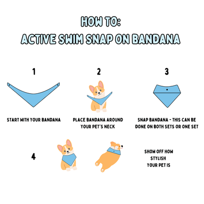 Ocean Friends - Active Snap On Bandana