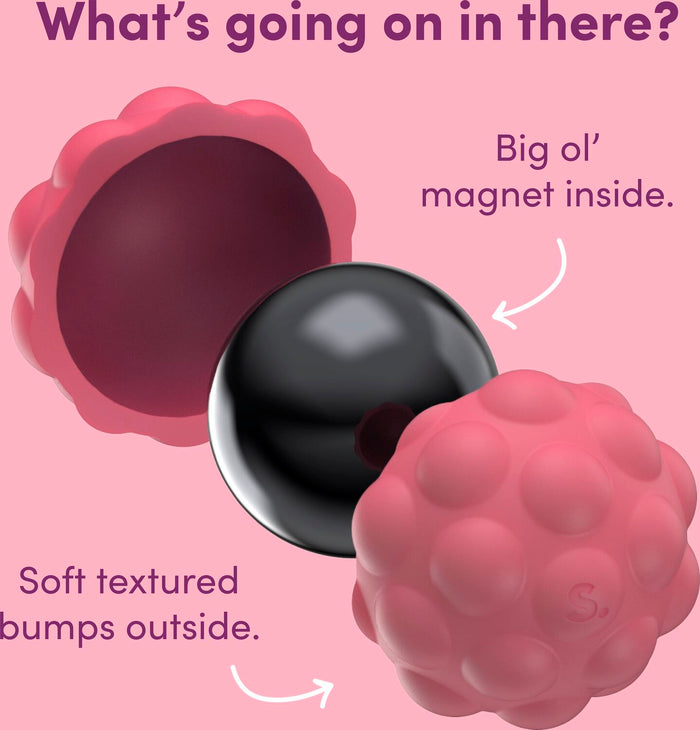 Odds Silicone Fidget Magnets Purple Bumps