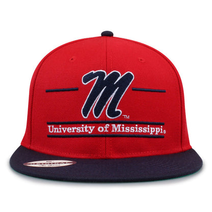 Ole Miss Flat Brim Snapbacks