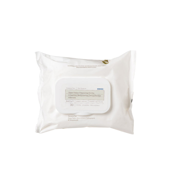Olympus Tea Deep Detox Cleansing Cloths Skincare Korres