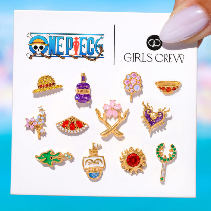 One Piece Monkey D. Luffy Earring Set