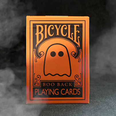 Orange Bicycle Boo Back Playing Cards Playing Cards by Bicycle Playing Cards