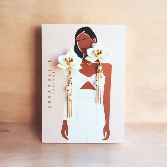 Orchid 2-in-1 Statement Earrings