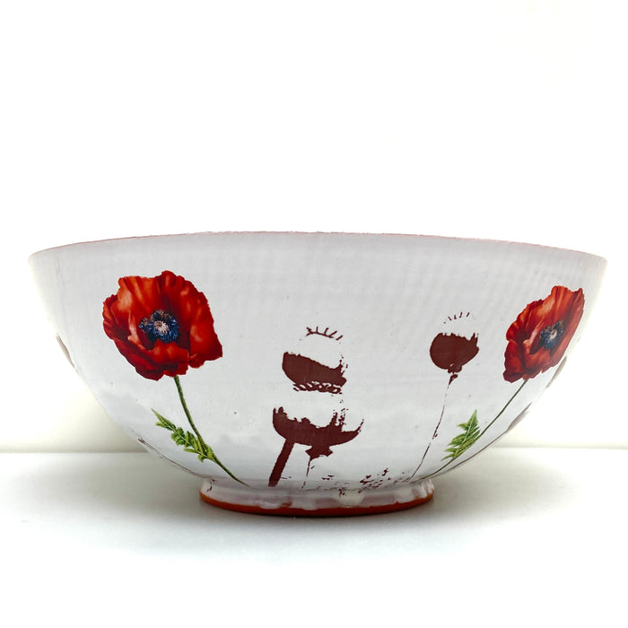 Original poppy serving bowl