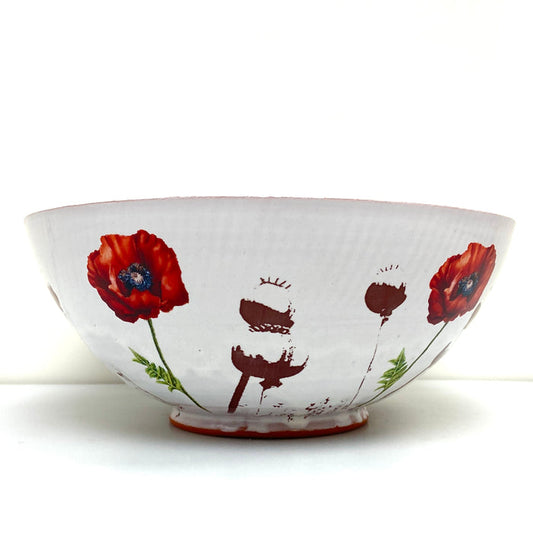 Original poppy serving bowl