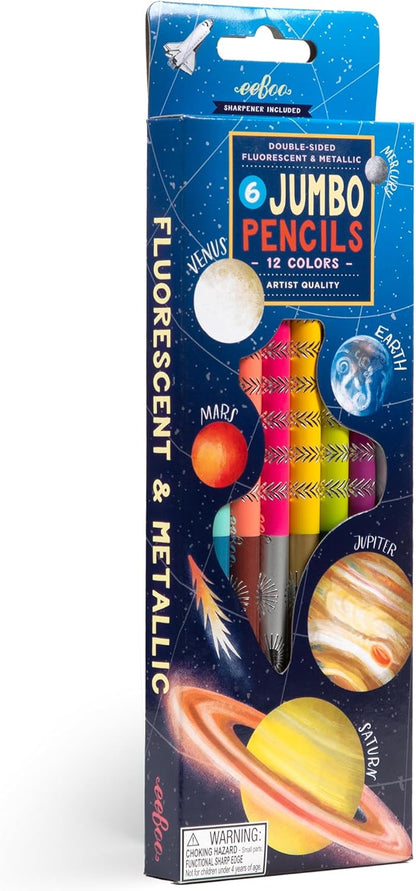 Our Planets Double Sided Pencils
