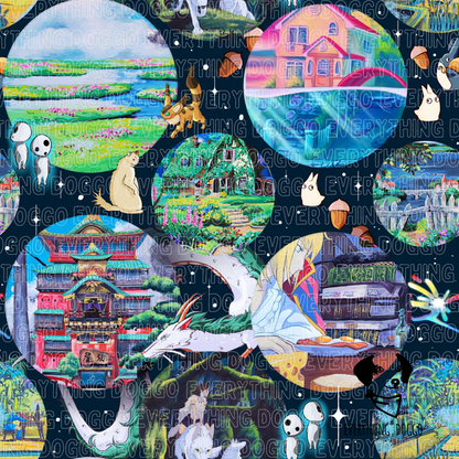 Painted Houses - Bandana (Reversible)