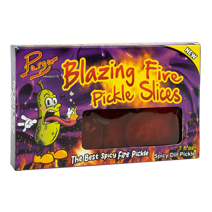Parga Blazing Fire Dill Pickle Snacks - 12 Count