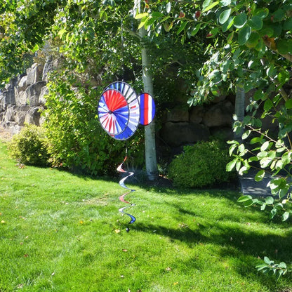 PATRIOT DUAL WHEEL DIRECTIONAL HANGING SPINNER