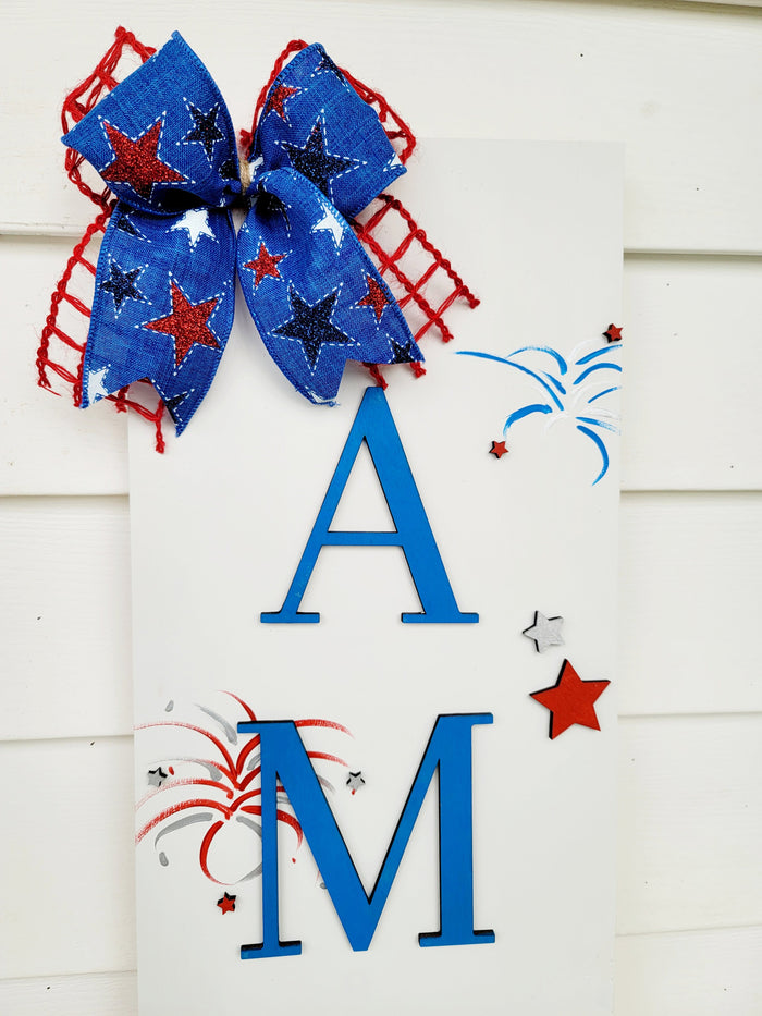 Patriotic Porch Leaner- wholesale