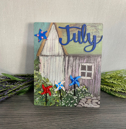 Patriotic Star Magnet