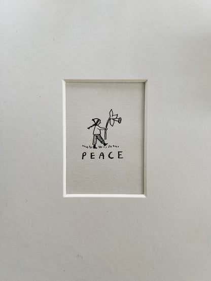 Peace five: original drawing