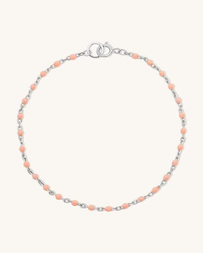 Peach Fuzz Candy Chain Anklet