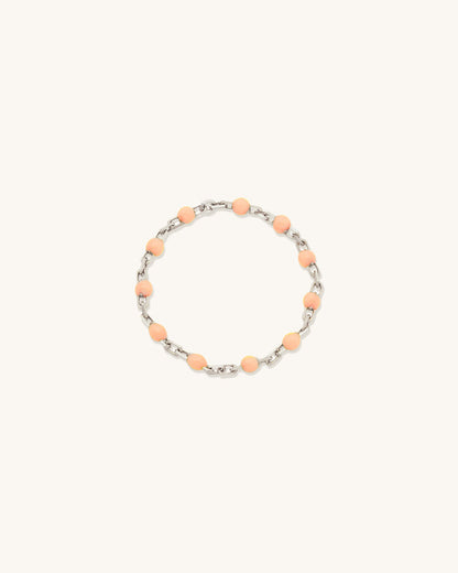 Peach Fuzz Candy Chain Ring