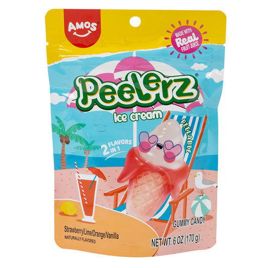 Peelerz Gummy Ice Cream Candy - 12 Count
