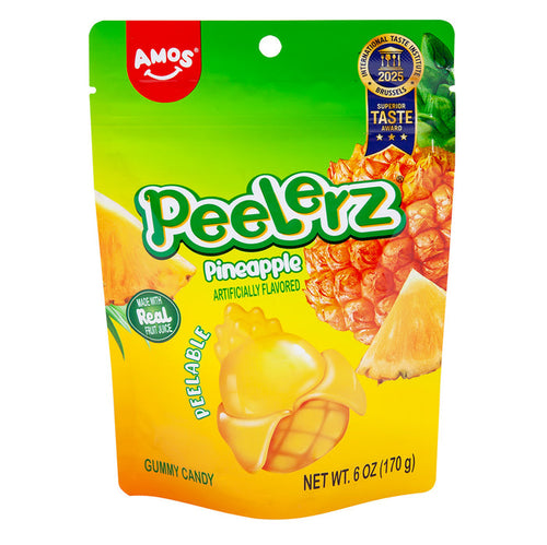 Peelerz Pineapple Gummy Candy - 12 Count
