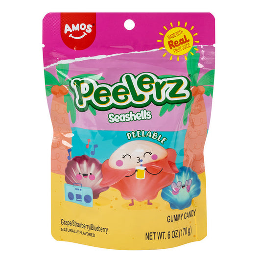 Peelerz Seashells Gummy Candy - 12 Count