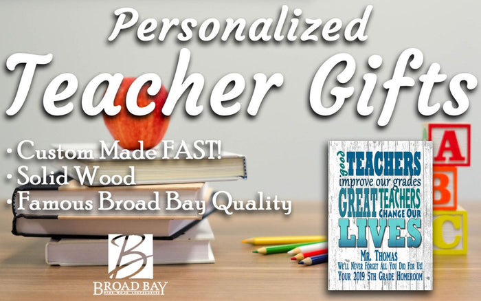 Teacher Gift Personalized - Broad Bay Personalized Gifts Shipped Fast