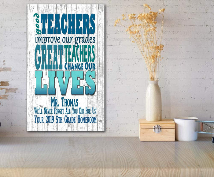 personal gift for a special teacher