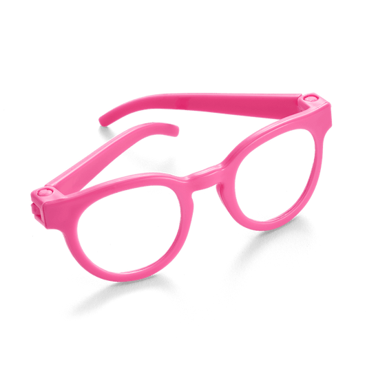 Petal-Pink Glasses for 18-inch Dolls
