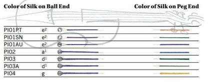 Peter Infeld Violin Silk Chart