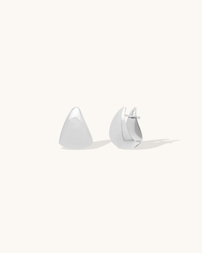 Petite Claw Hoops