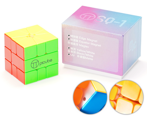 PiCube MGC SQ-1 (Edge-Magnetic + Equator-Magnetic + UV) - Stickerless