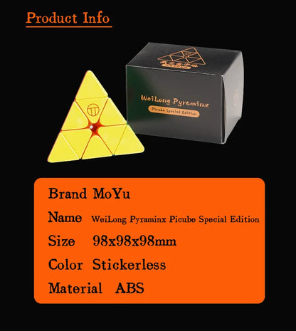 PiCube WeiLong Pyraminx SE (Magnetic + UV)