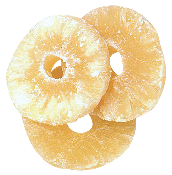 Pineapple Rings No SO2 Low Sugar Dried Fruit - 11.03 LB