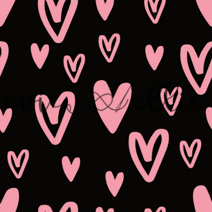 Pink Hearts-- Multiple Colors