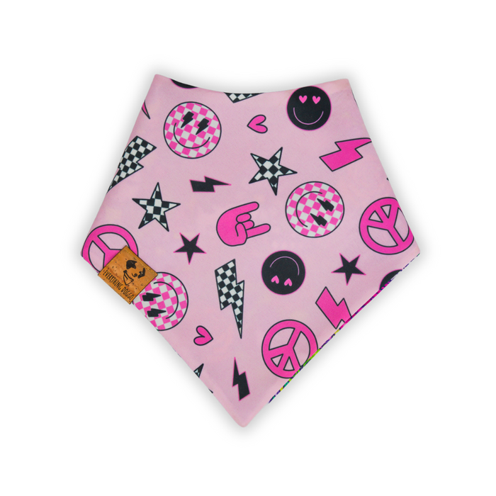 Pink Retro Elements - Bandana
