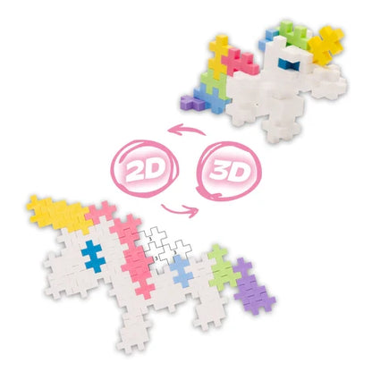 Plus Plus Puzzle By Number Activity Pad - Fairytale - 125 Piece