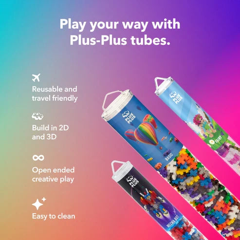 Plus Plus Tube Fairy - 70 Piece Building Set