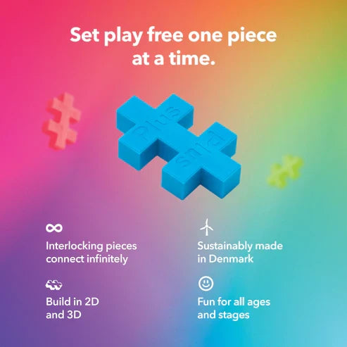 Plus Plus Tube Unicorn - 70 Piece Building Set