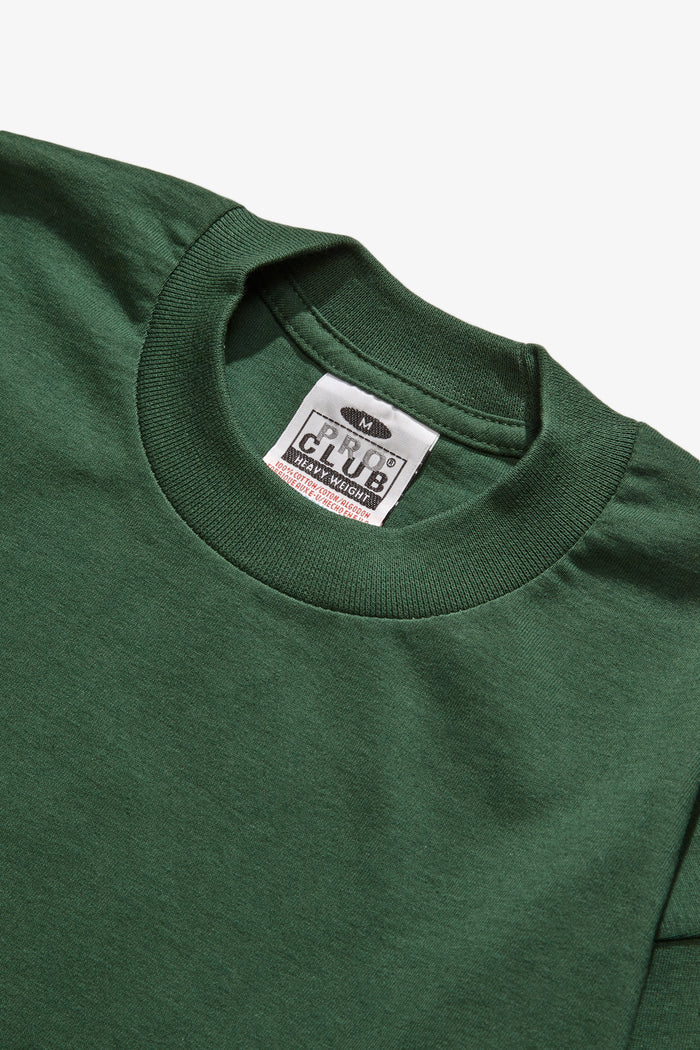 Pro Club - Heavyweight Long Sleeve T-Shirt - Forest Green