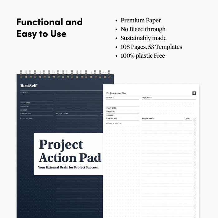 Project Action Pad Notebooks & Notepads Personal Growth