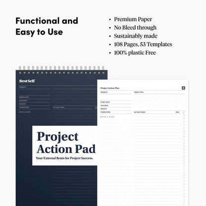 Project Action Pad Notebooks & Notepads Personal Growth