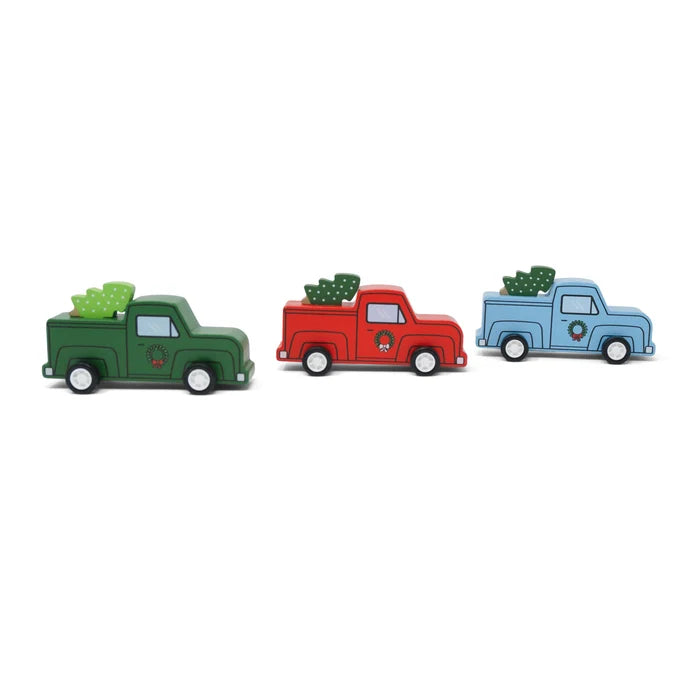 Pullback Retro Truck With Tree Individual