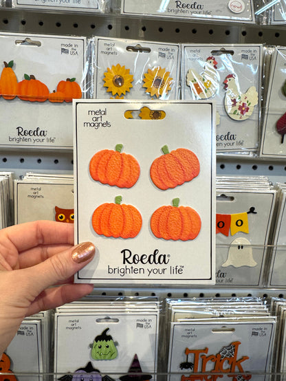 Pumpkin Magnets S/4