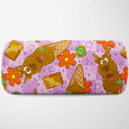 Pup Cones (Purple) - Towel