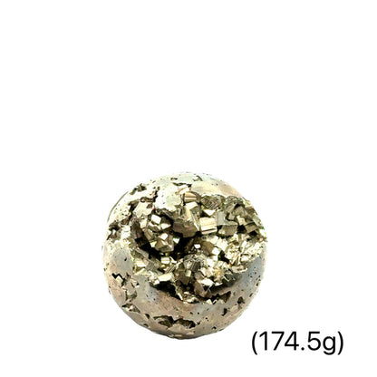 One (174.5g) Pyrite Gemstone Sphere