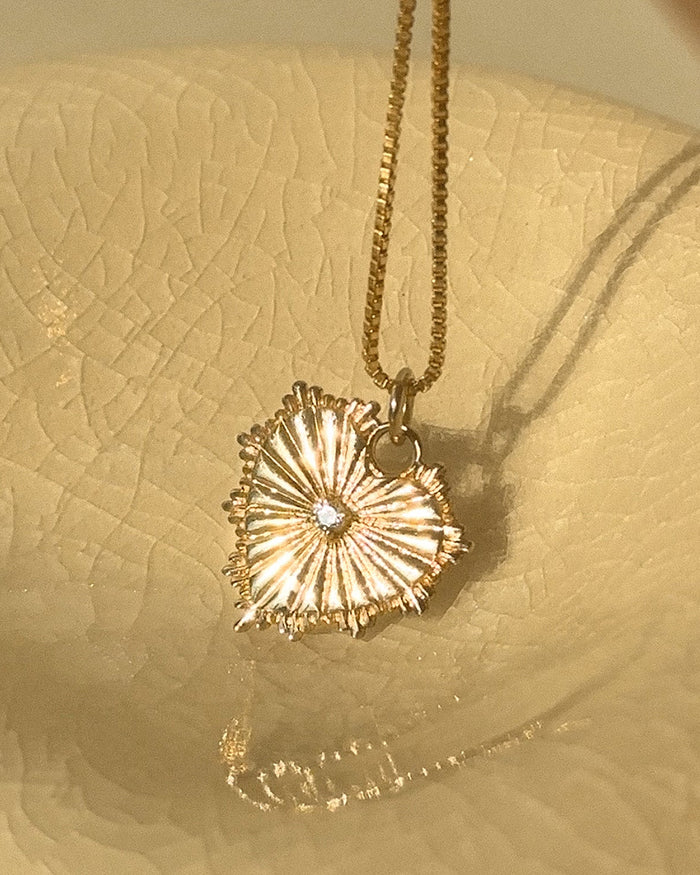 Radiating Heart Necklace
